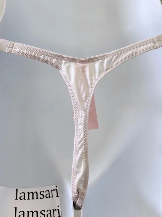Victoria's Secret Very Sexy Starstruck Shine Smooth High-Leg Thong Panty Size L - Picture 4 of 5